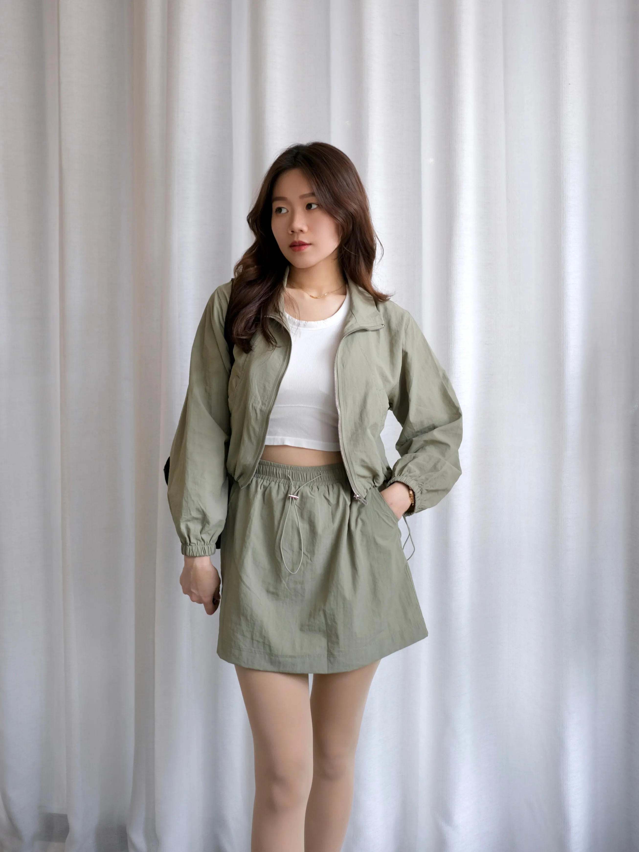 ACEWIN Ribbed Crop Tank Top Inner Top with Pads (Free Size) 170030