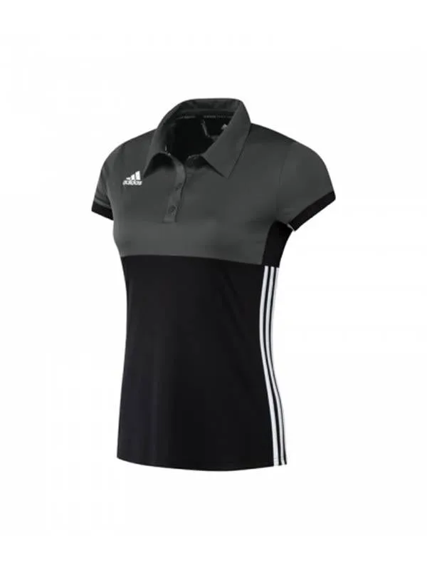 Adidas T16 Womens Polo - Black/Grey