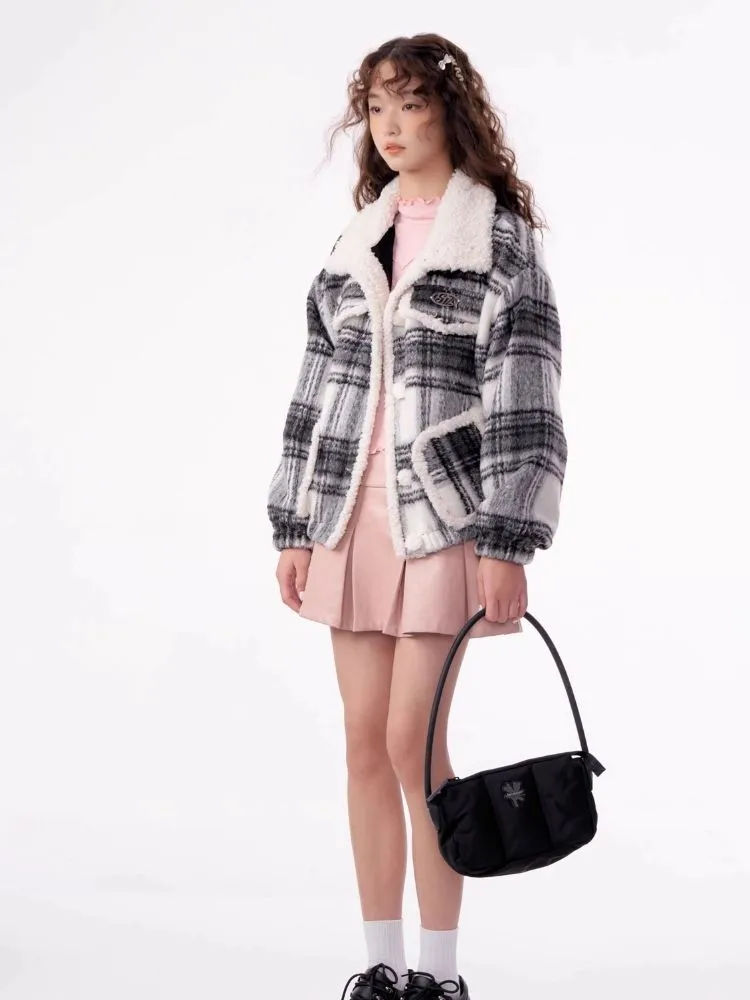 American retro plaid jacket【s0000003795】