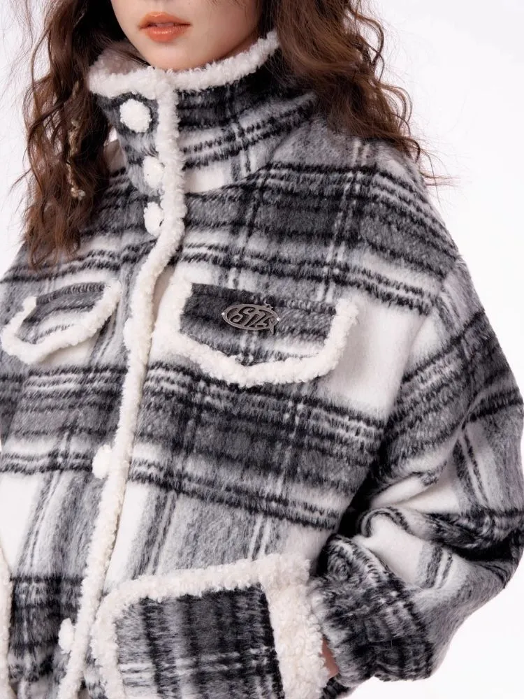 American retro plaid jacket【s0000003795】