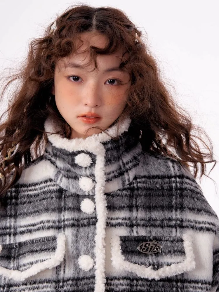American retro plaid jacket【s0000003795】