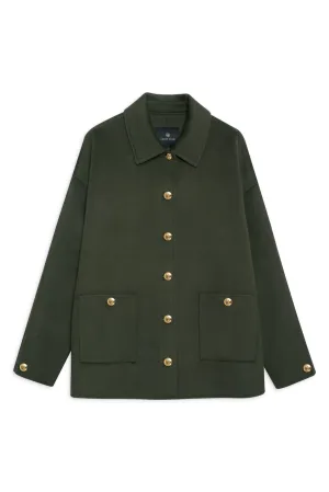 Anine Bing - Luca Jacket in Olive Cashmere Blend