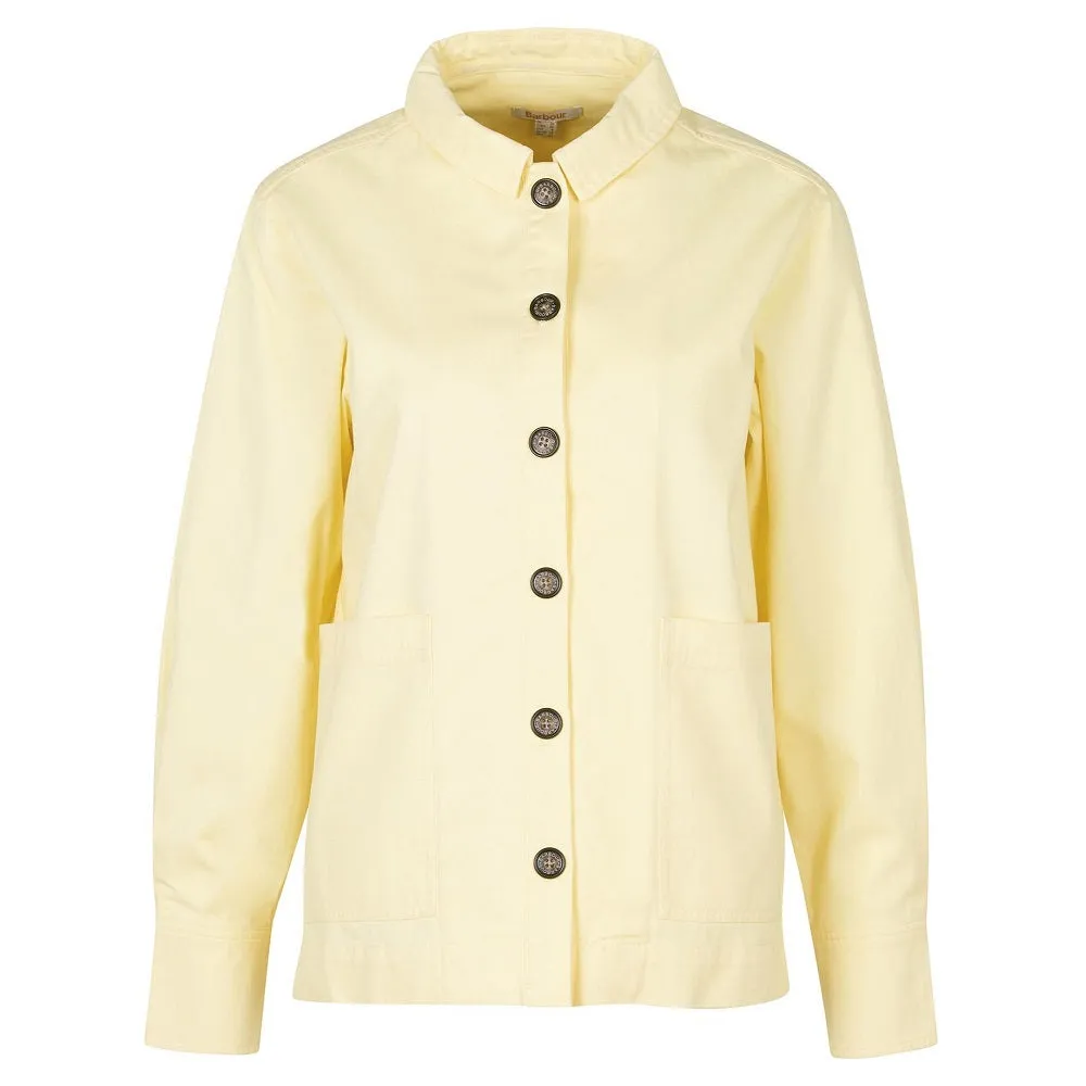 Barbour Leilani Overshirt In Buttermilk