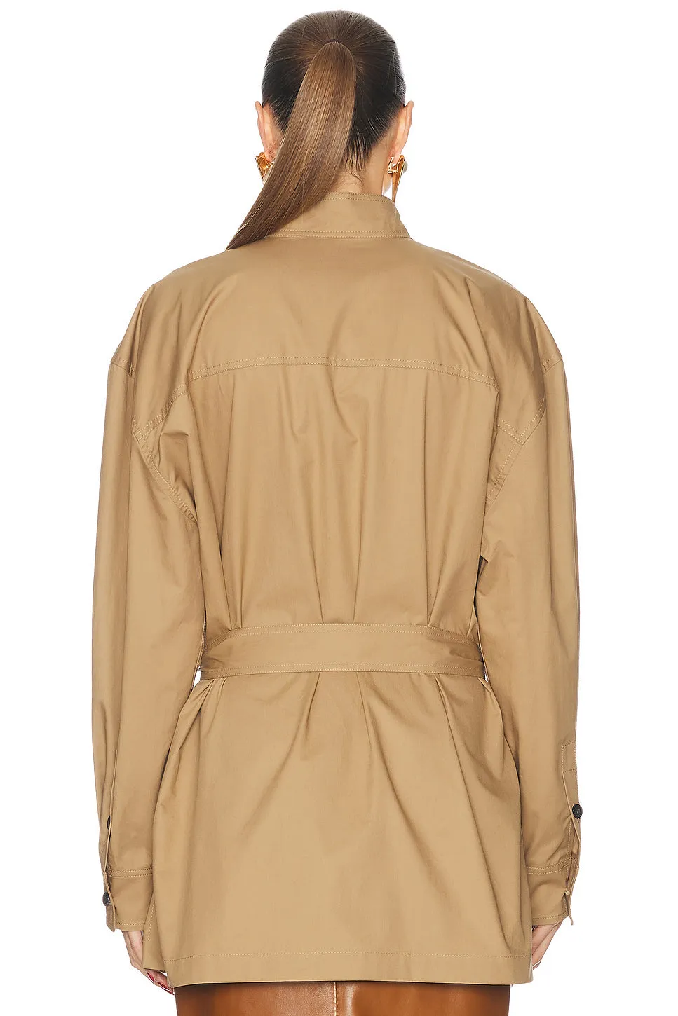 Belted Long Sleeve Top