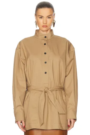 Belted Long Sleeve Top