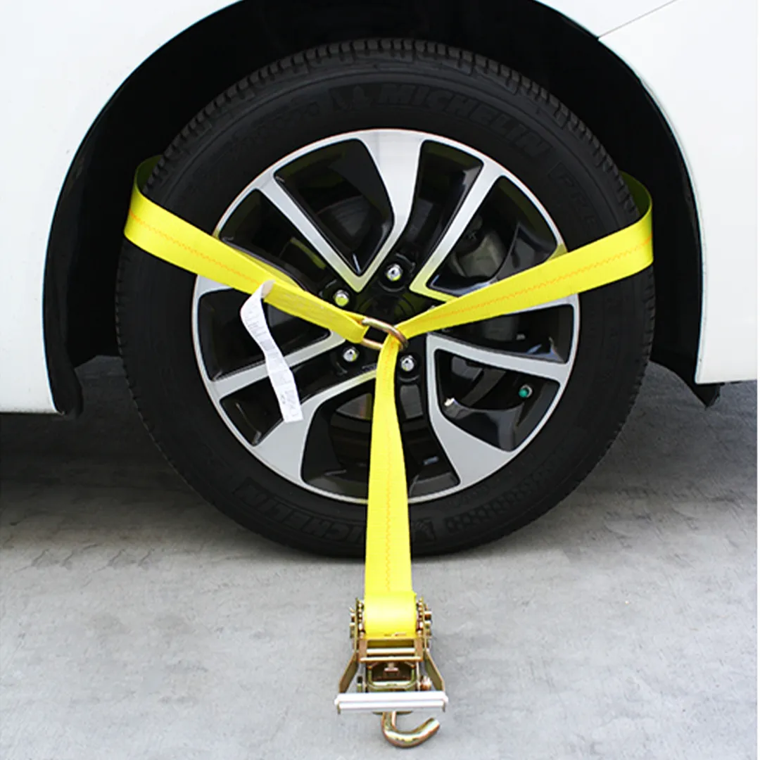 Boxer Side-Mount Tire Holder: PrecisionGrip Series with Swivel Hook Ratchet Extension