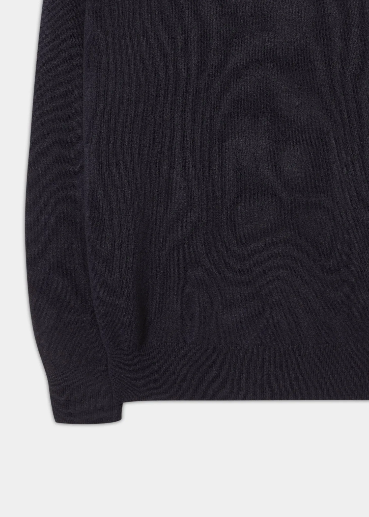 Brisbane Geelong Wool Jumper in Dark Navy - Regular Fit
