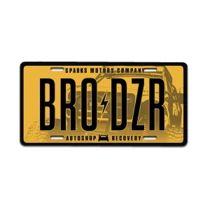 Brodozer License Plate