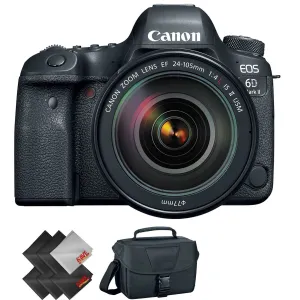 Canon EOS 6D Mark II DSLR Camera with 24-105mm f/4L II Lens   1 Year Warranty