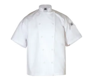 Chef Coat White Short Sleeve, 2XL