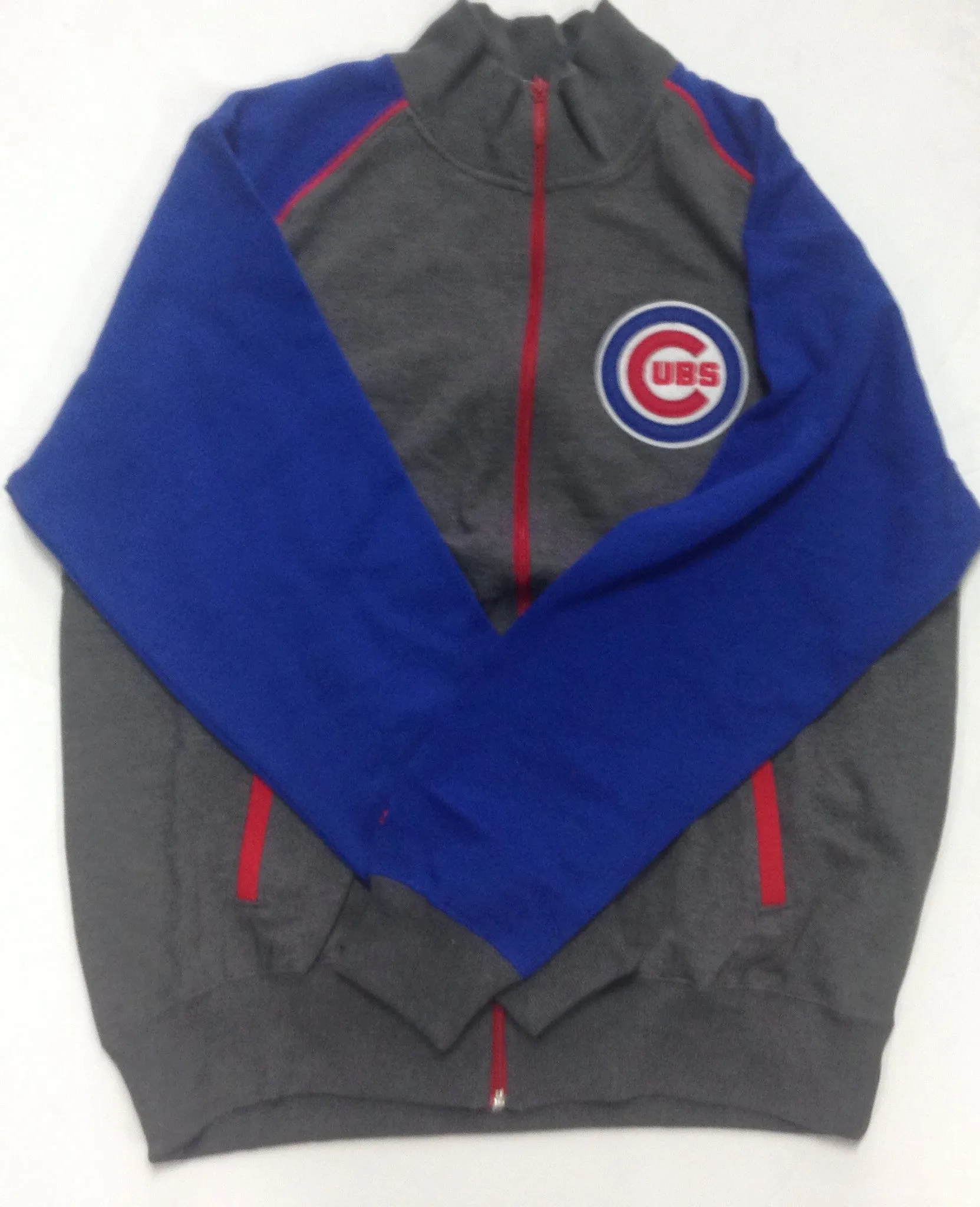 Chicago Cubs Majestic Gray Adult Pullover