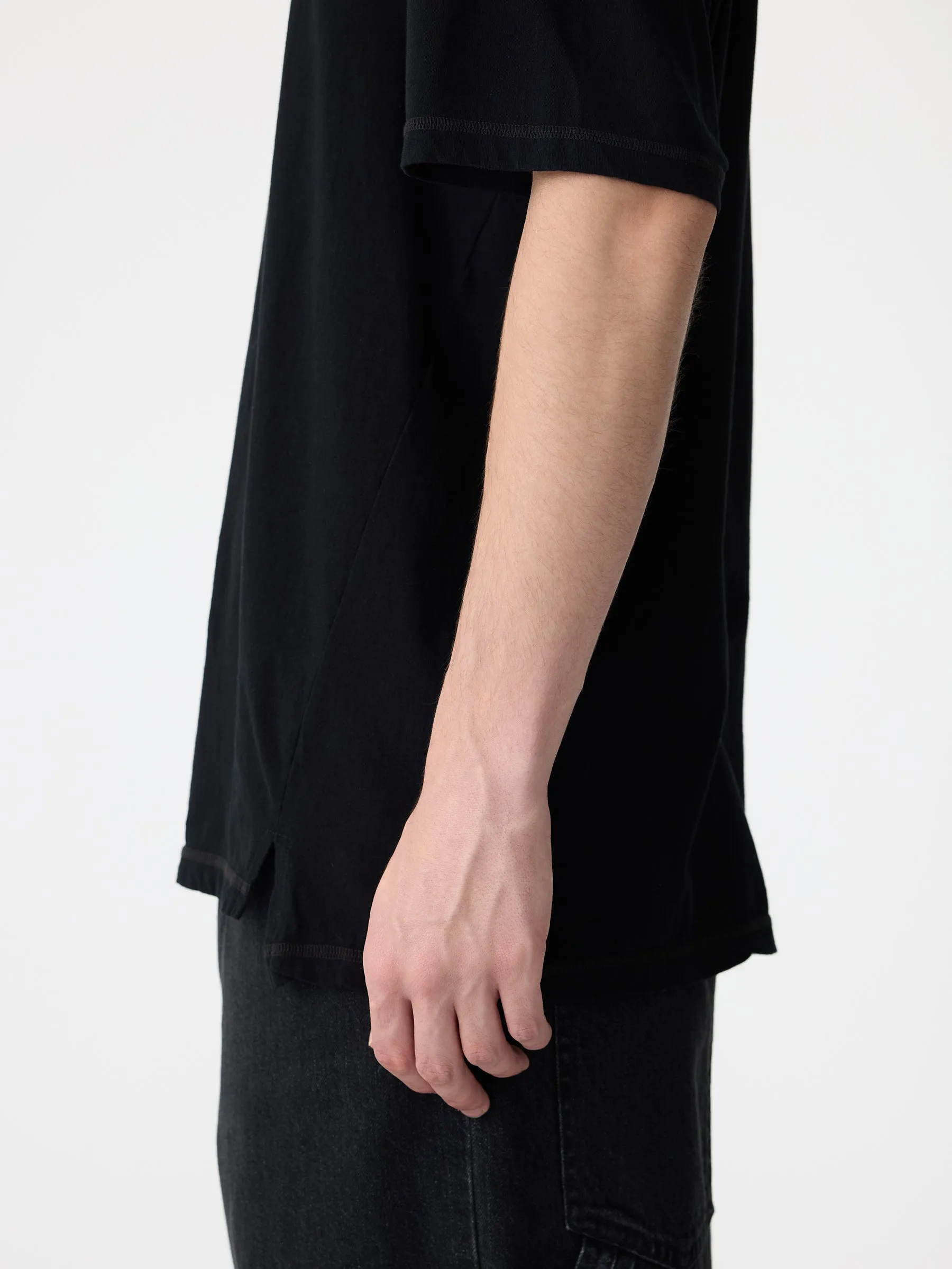 contrast slouch fit t.shirt