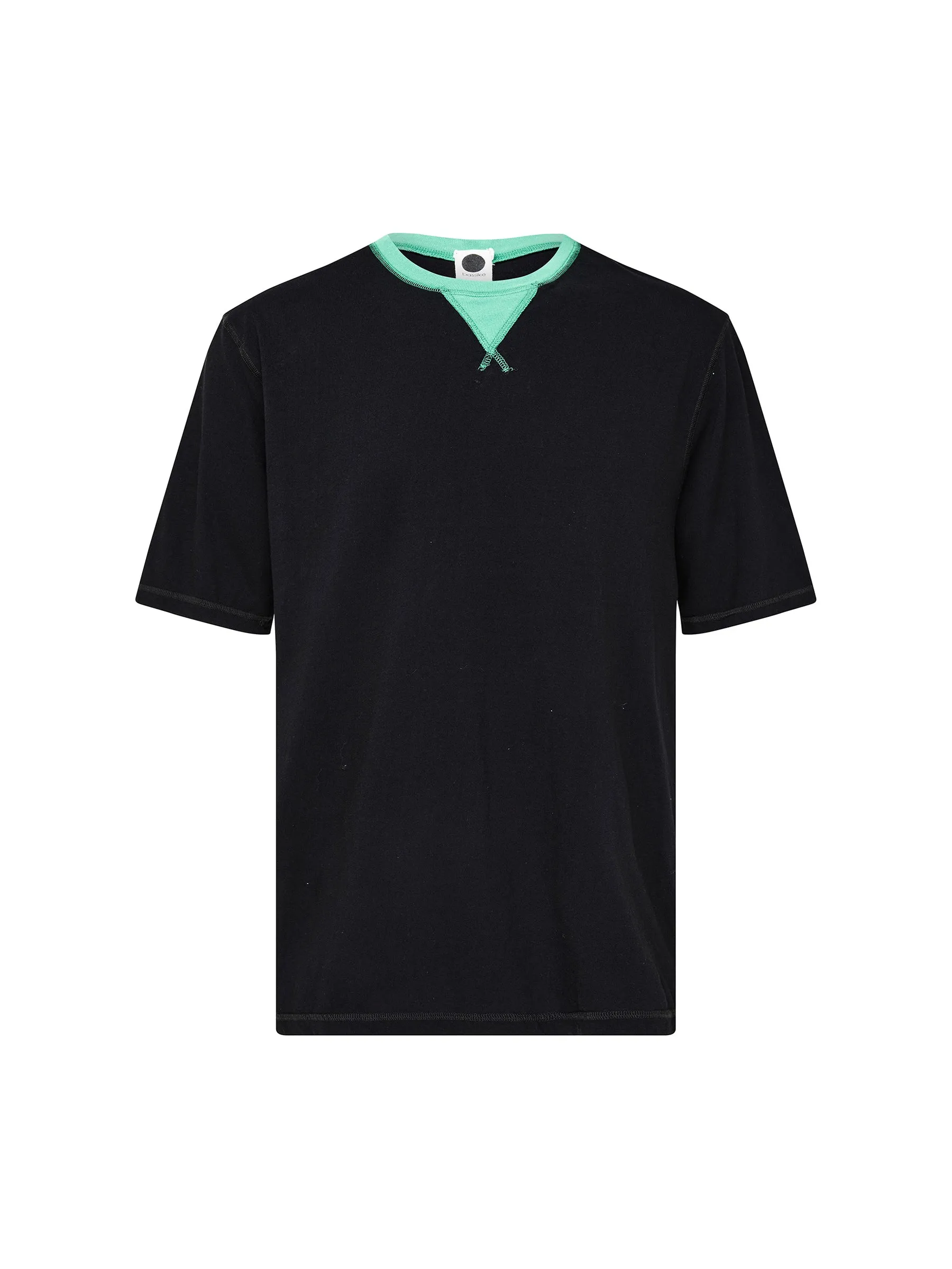 contrast slouch fit t.shirt