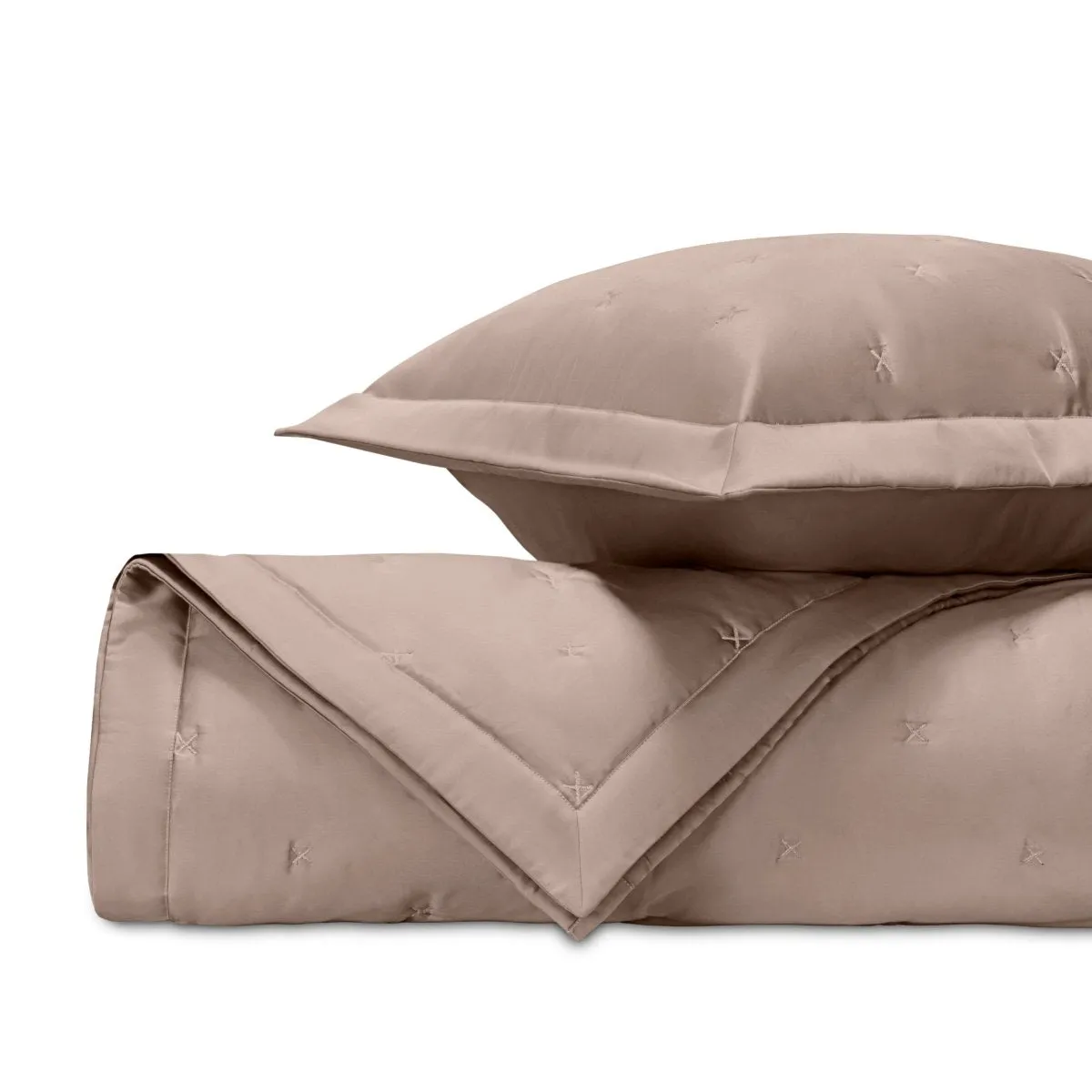 Croix Quilted Mist Gray by Home Treasures