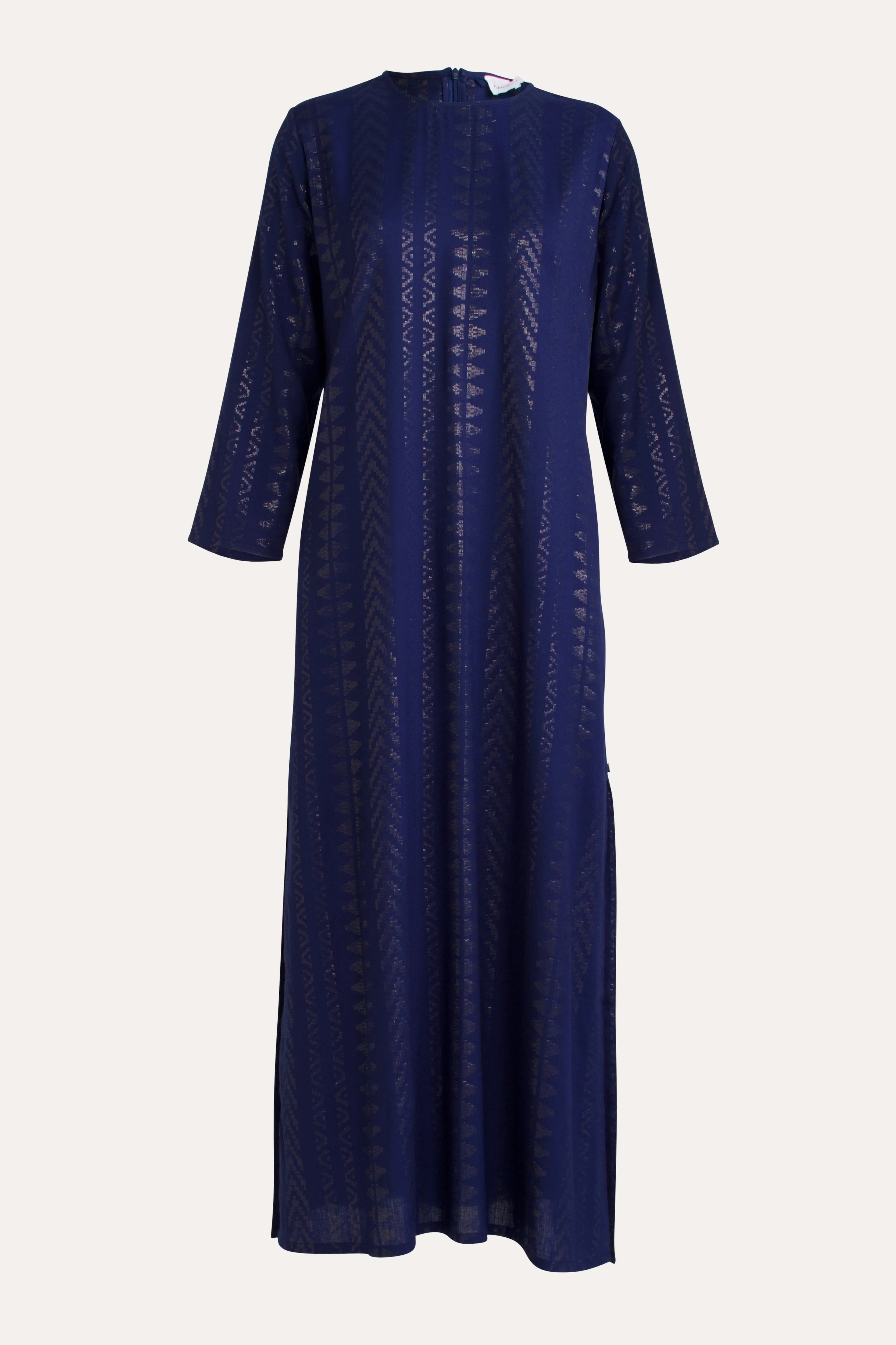 Declan Cotton-Viscose Dress with Metallic Print