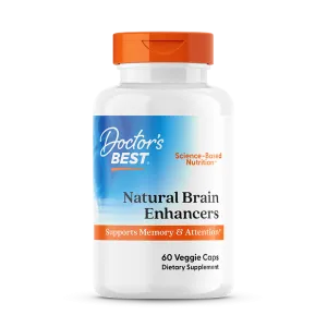 Doctor's Best Natural Brain Enhancers with AlphaSize and SerinAid, 60 Veggie Caps