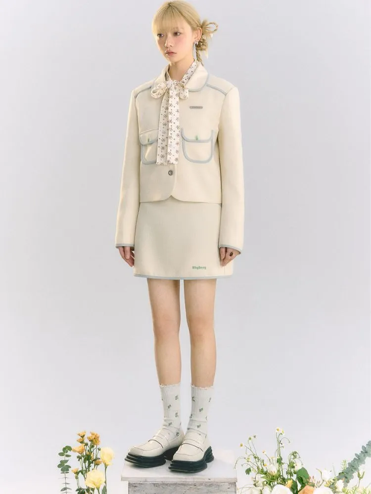 Doll Collar Shoulder Pad Jacket【s0000001507】