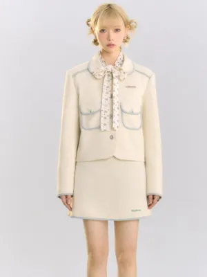 Doll Collar Shoulder Pad Jacket【s0000001507】