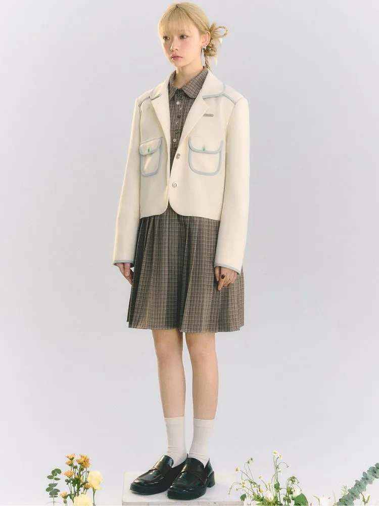 Doll Collar Shoulder Pad Jacket【s0000001507】