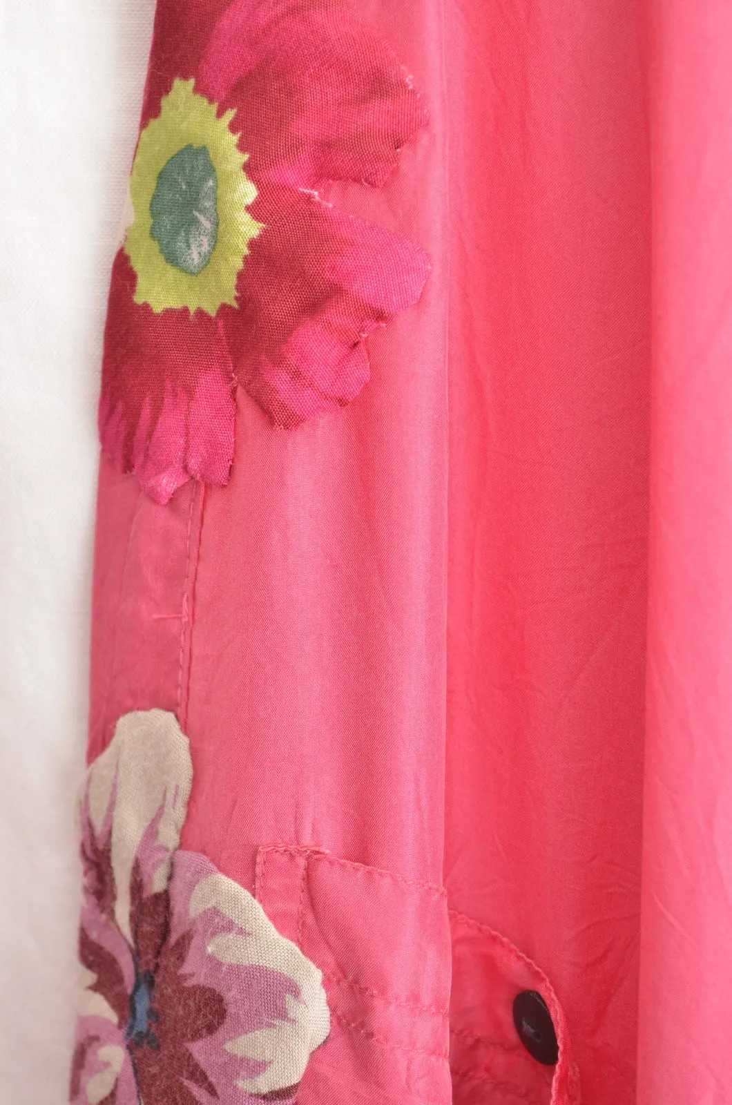 FLOWER PATCH ROBE / PNK
