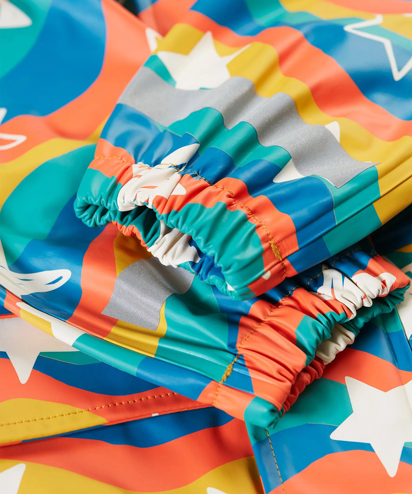 Frugi Puddle Buster Coat - Wavy Stars