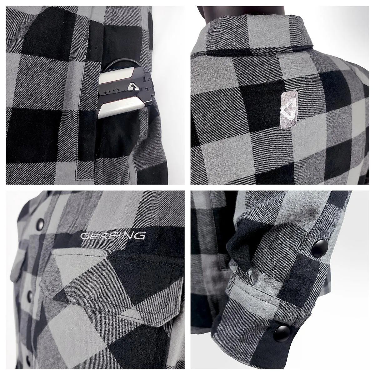 Gerbing 7V Battery Heated Flannel Shirt