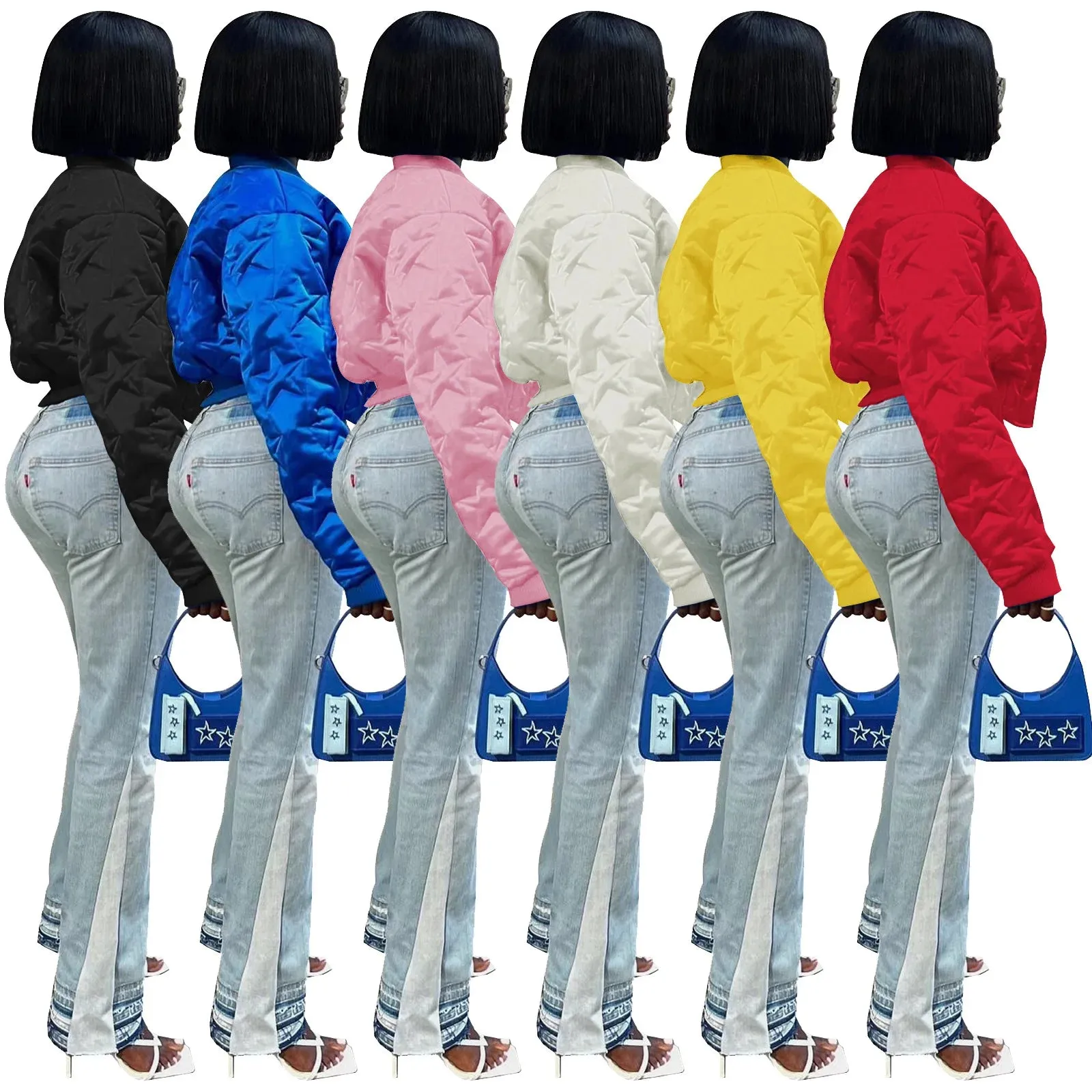 Gina Bomber Puffer Jacket