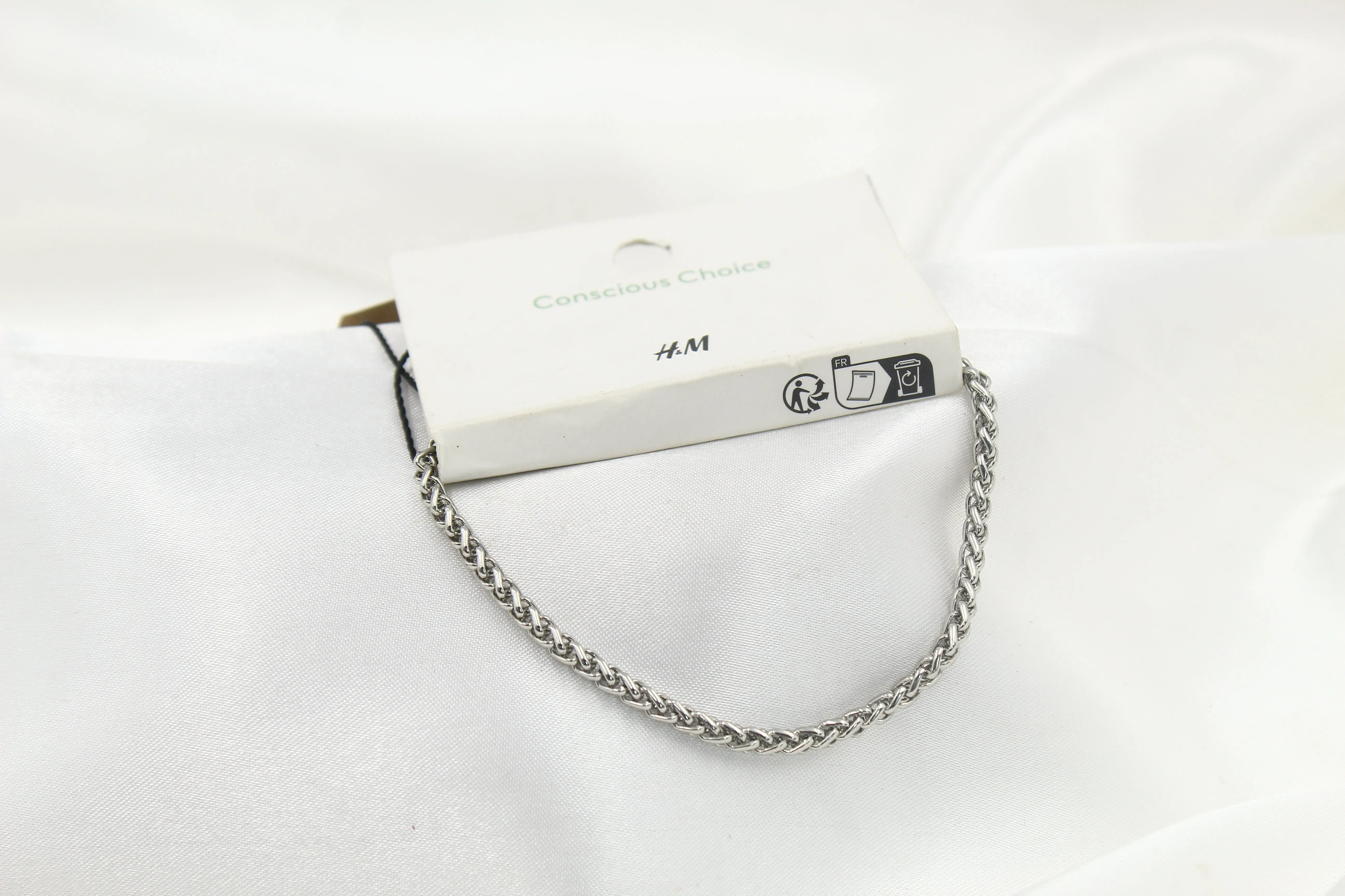H & M Stainless Hands Bracelet