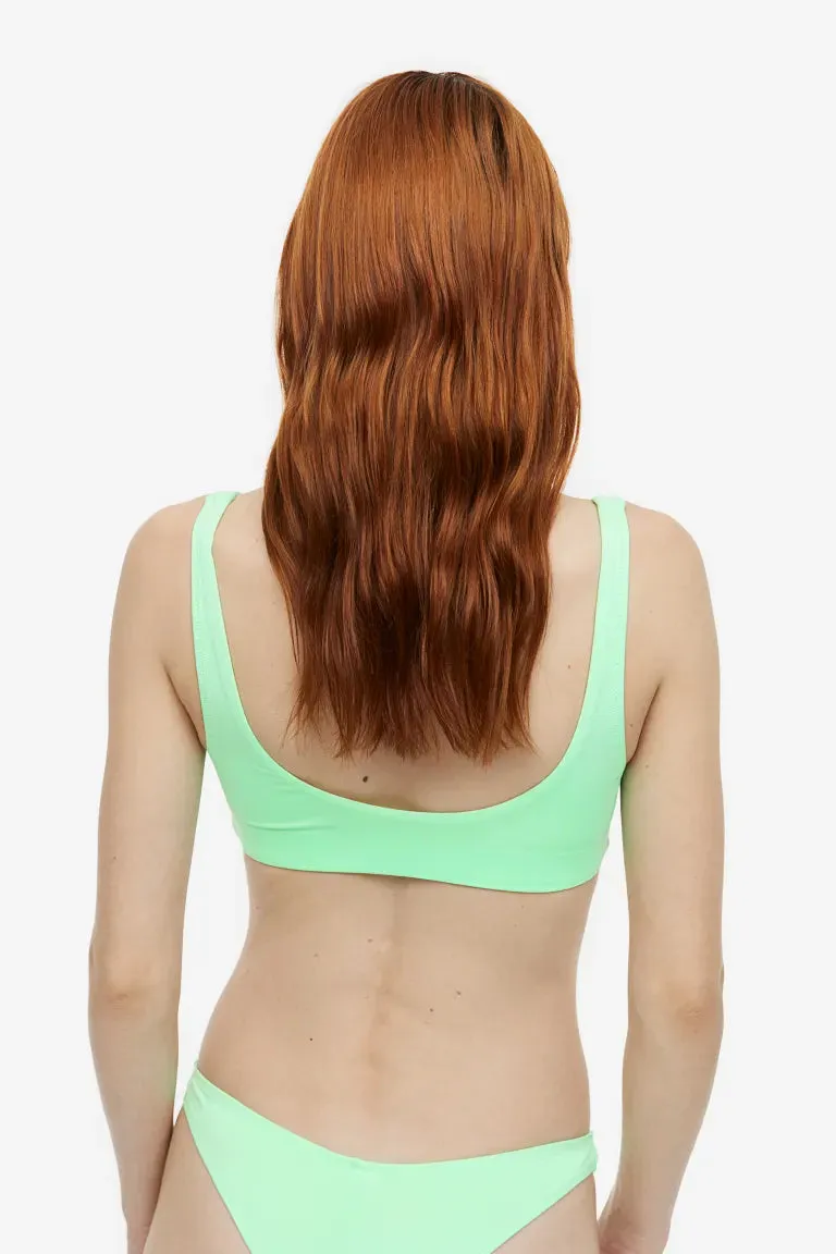 H&M Brazilian Bikini Bottom, Neon Green