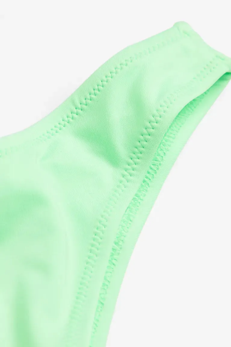 H&M Brazilian Bikini Bottom, Neon Green