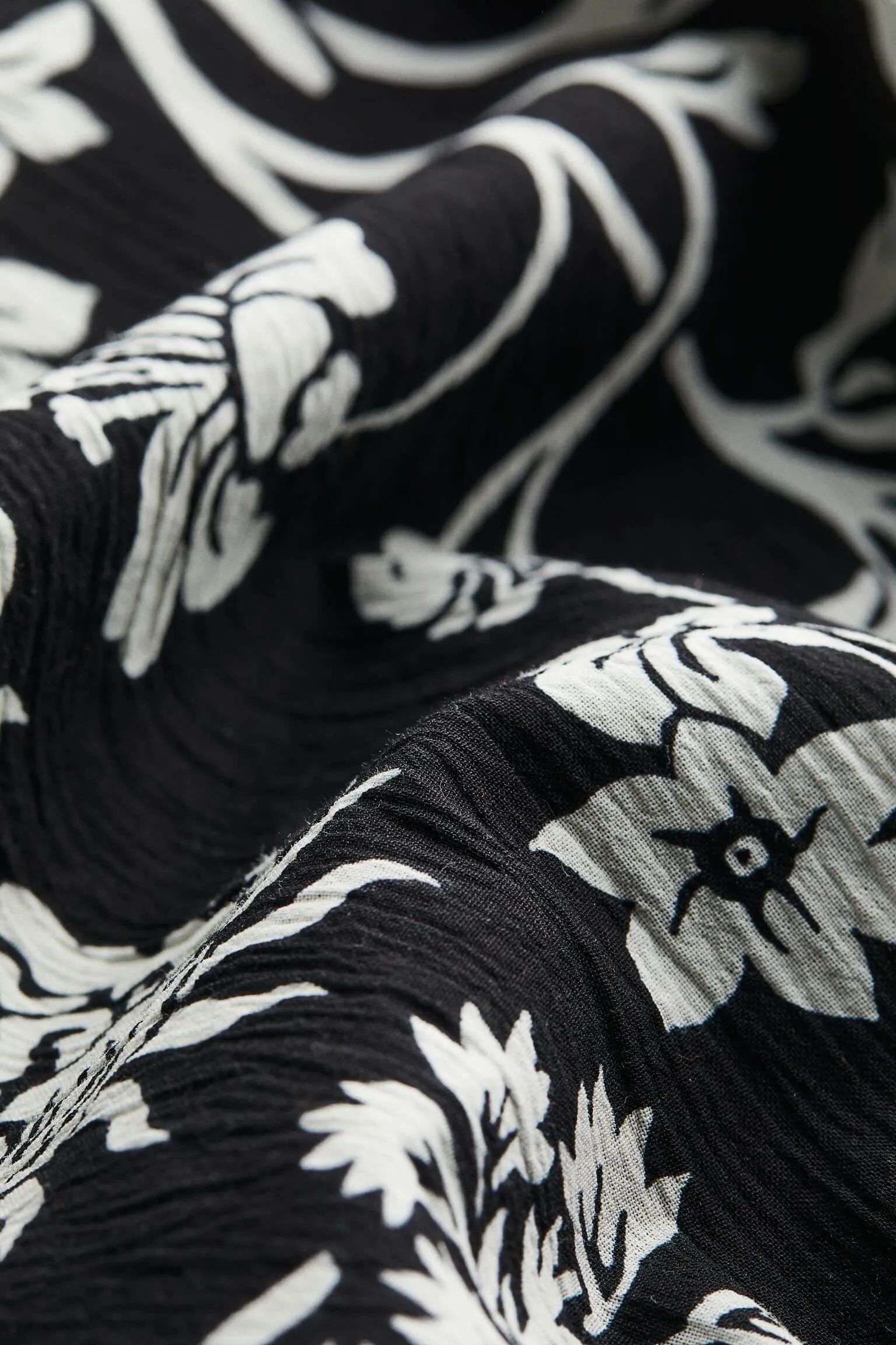 H&M Cotton dress, black/white