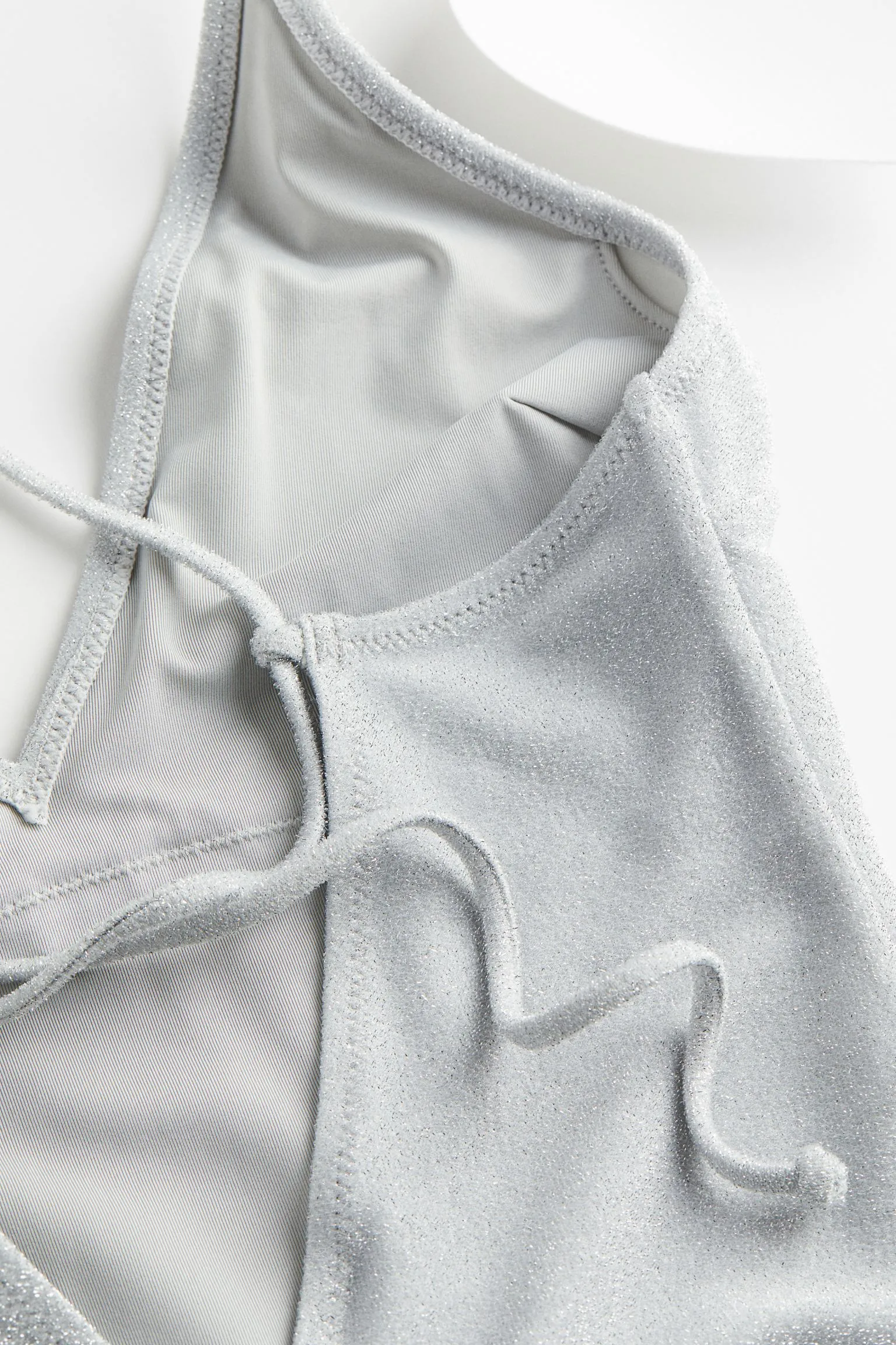H&M High Leg swimsuit, silver