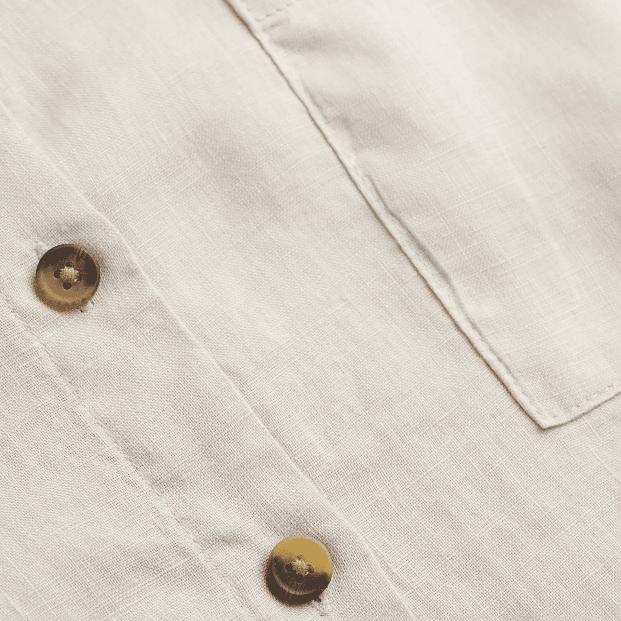 H&M Home Washed Linen pajamas, beige