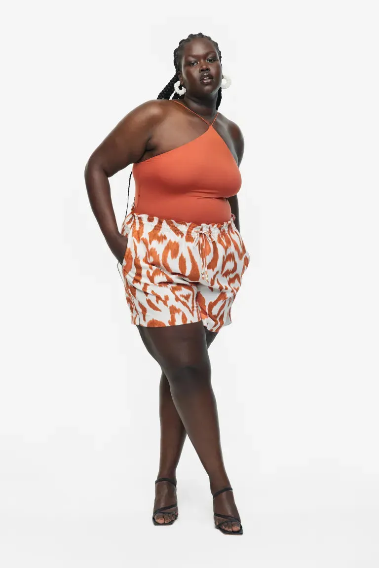 H&M Jersey Thong Bodysuit, Brick Red