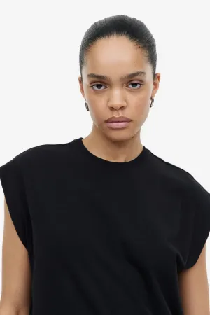 H&M muscle T-shirt, black