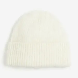 H&M Rib-knit hat, white