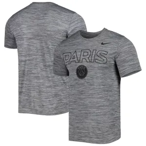 Heather Men's Gray Paris Saint-Germain Lockup Velocity Legend Performance Nike T-Shirt