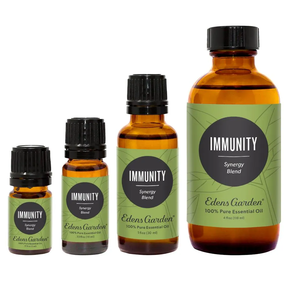 Immunity Essential Oil Blend- For Defense Against Toxins, Viruses & Bacteria