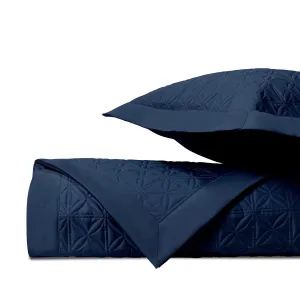 Isla Quilted Navy Blue by Home Treasures