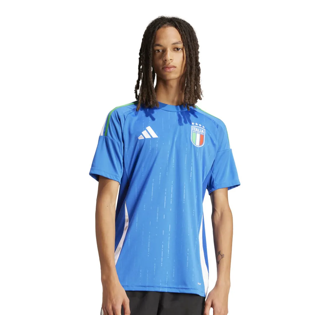 Italy 2024/25 Home Adidas Men's Jersey Blue
