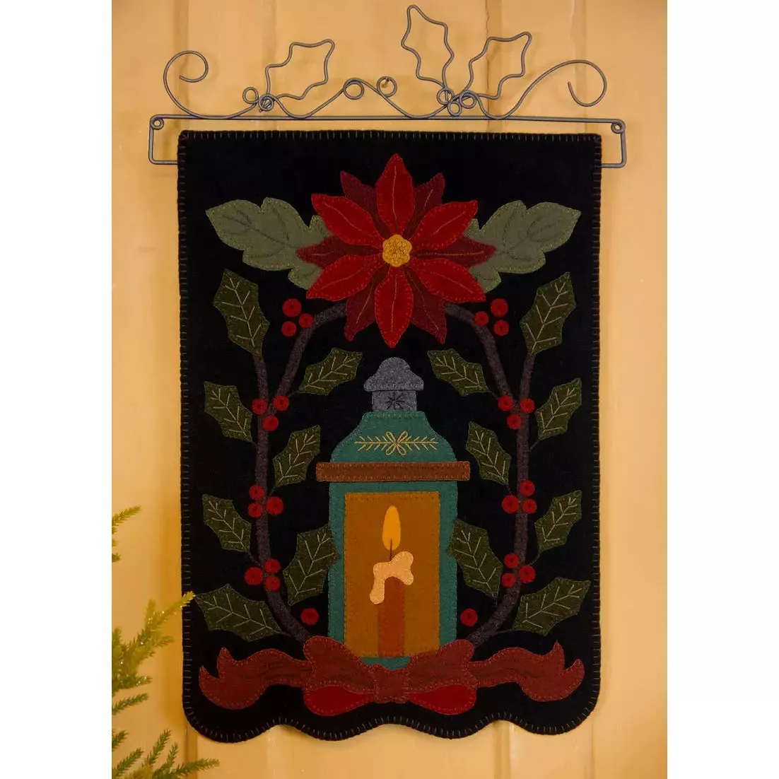Jerome Thomas ~ Winter Glow Wool Applique Pattern