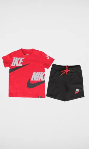 Kids Cotton Set-Nike (Red)