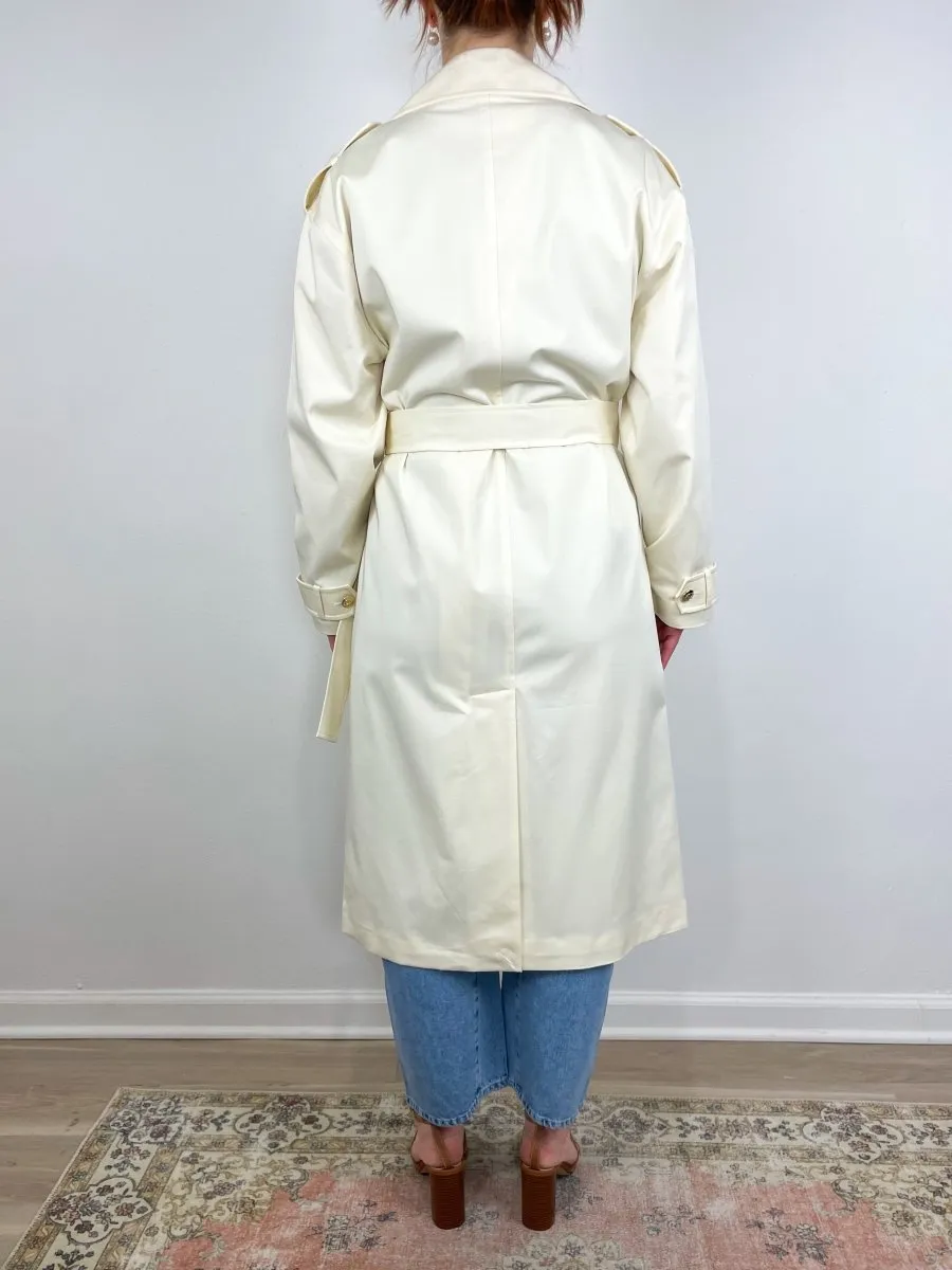 Layton Trench in Cream
