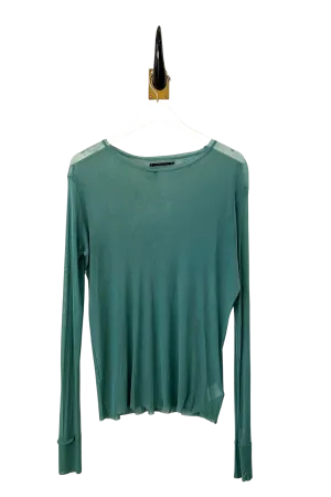 Longsleeve Silk Tulle T - Surf