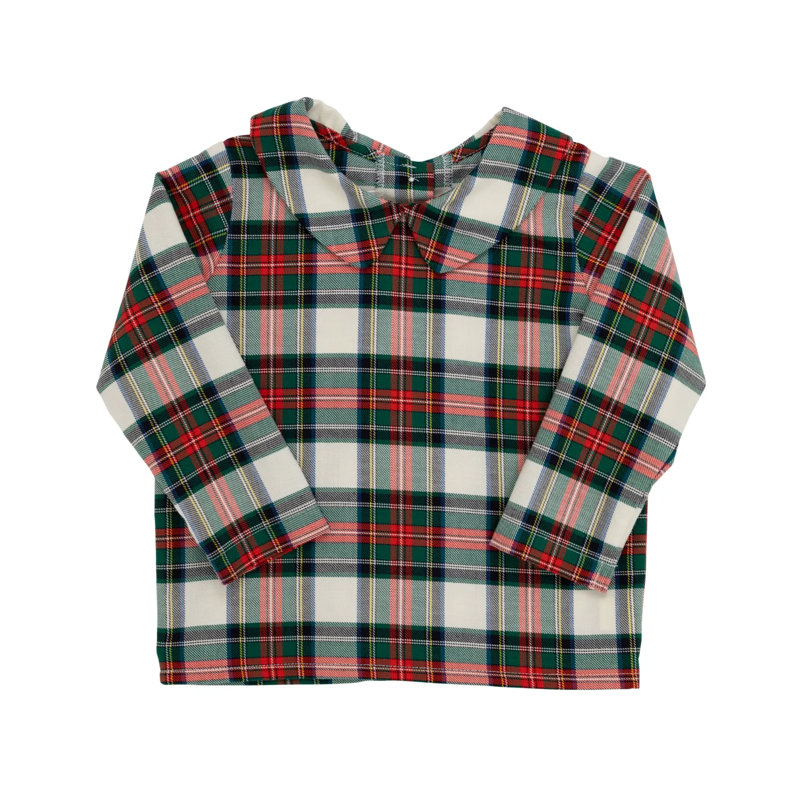 LS Peter Pan Shirt Aiken Place Plaid-Woven