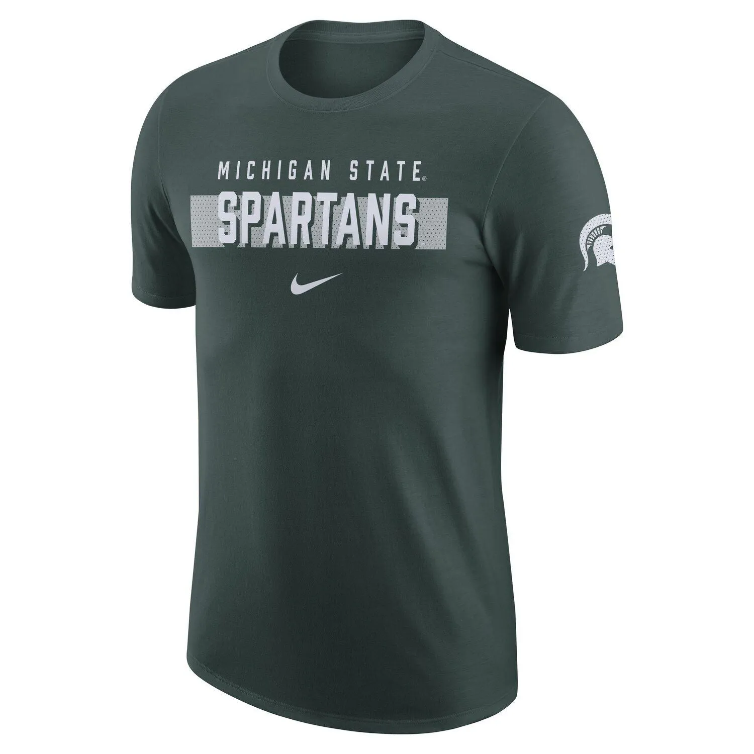 Michigan State Spartans Campus Gametime Nike Men's Green T-Shirt