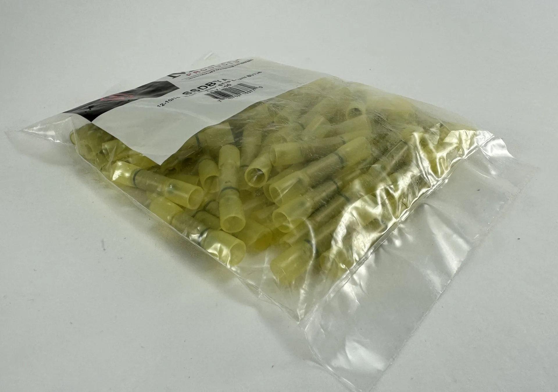 Mize Wire 100 Pc Yellow (12-10 GA) to Blue (16-14 GA) Step Down Shrink Butt Connectors, SSDBYA
