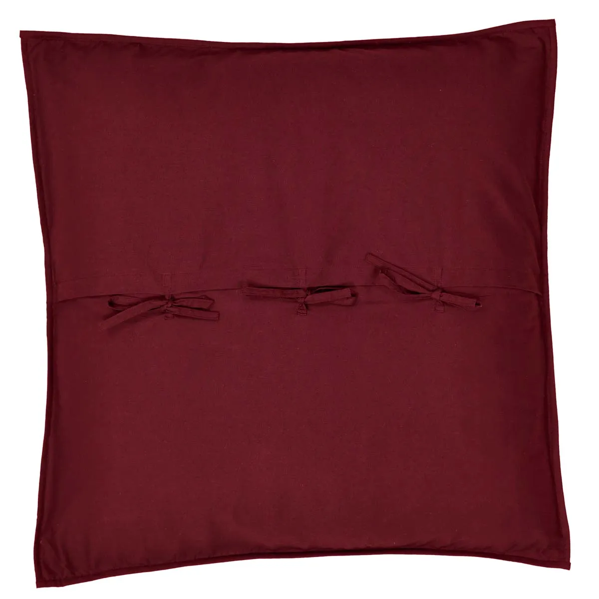 Ninepatch Star Quilted Euro Sham 26x26