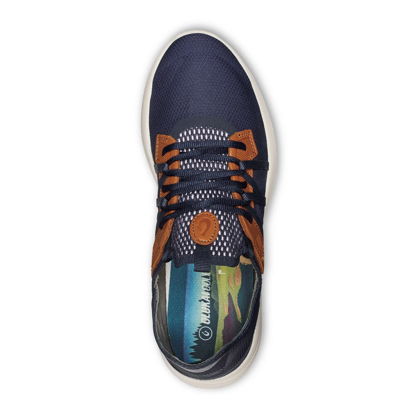 OluKai Manele Golf Shoe (Men) - Trench Blue/Trench Blue