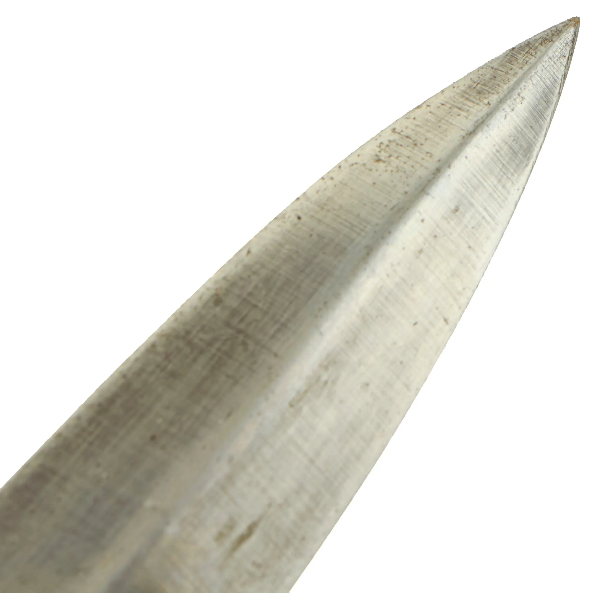 Original U.S. WWI Model 1918 French Made Mark I Trench Knife by AU LION with Correct Steel Scabbard